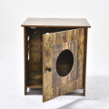 Caixa de areia de madeira moderna de móveis de gato de luxo